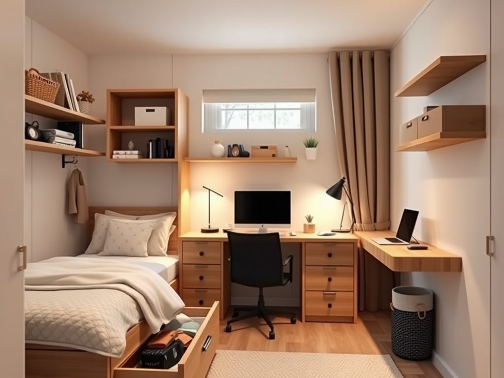 Mała sypialnia bez chaosu: praktyczne triki i meble, które oszczędzają miejsce