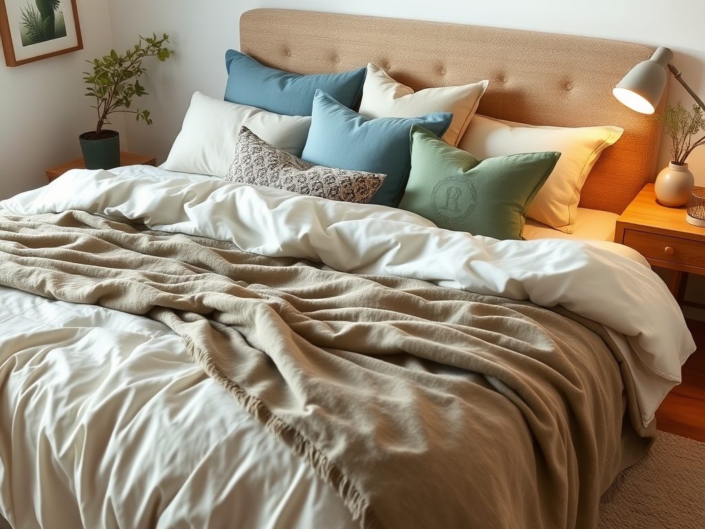 Jak łączyć kolory tekstyliów w sypialni, by stworzyć harmonię i sprzyjać relaksowi