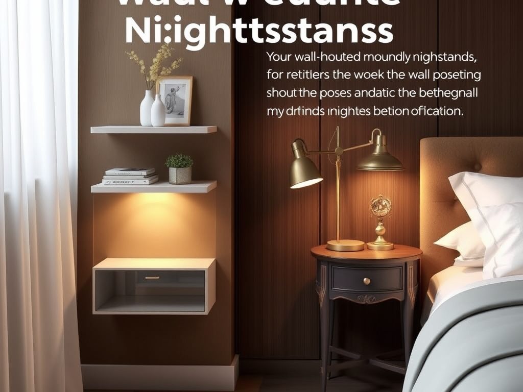 Szafki nocne wiszące i stojące: praktyczne różnice, które ułatwią wybór do sypialni