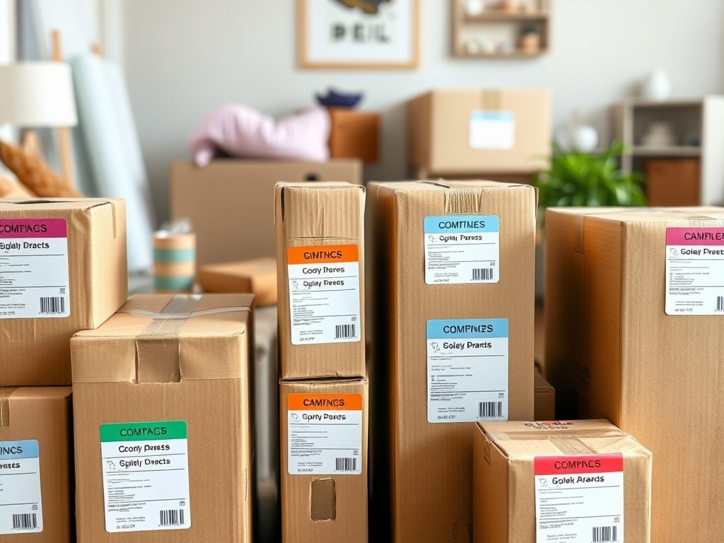 Jak skutecznie opisywać kartony do przeprowadzki, by usprawnić pakowanie i rozpakowywanie